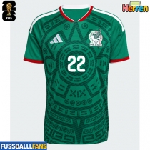Mexiko Hirving Lozano #22 Heimtrikot EM 2024 Kurzarm